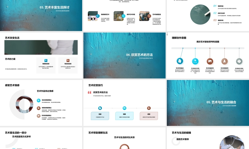艺术生活一体形式风格审美情感.pptx