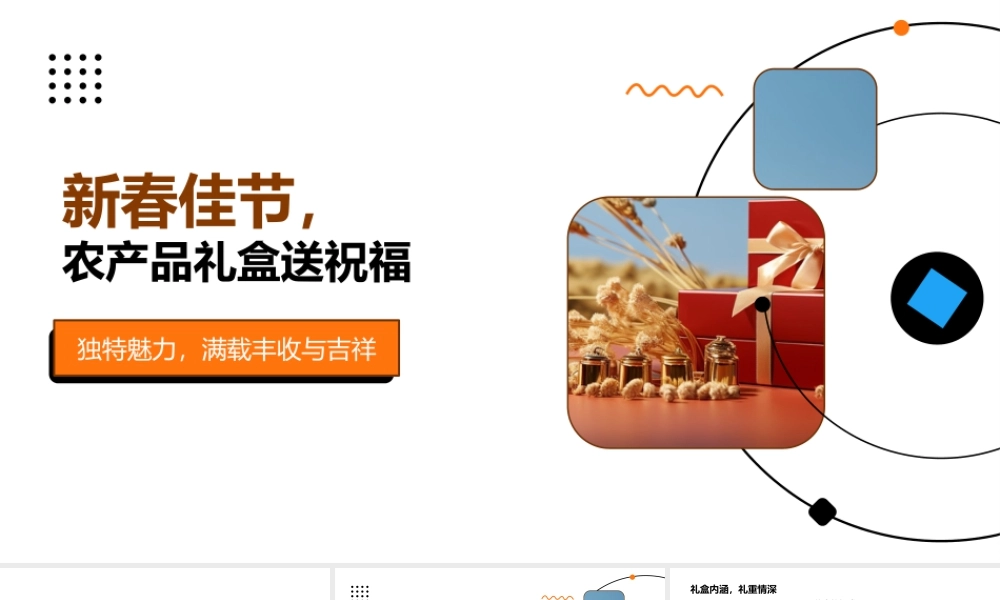 新春高质农品礼盒传递佳节祝福.pptx
