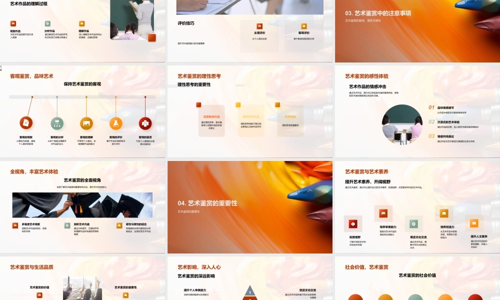 艺术鉴赏观析解评艺途探索.pptx