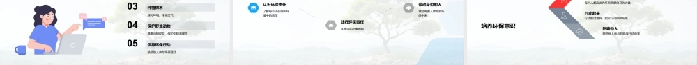 环保生活践行理念节约资源保护生态.pptx