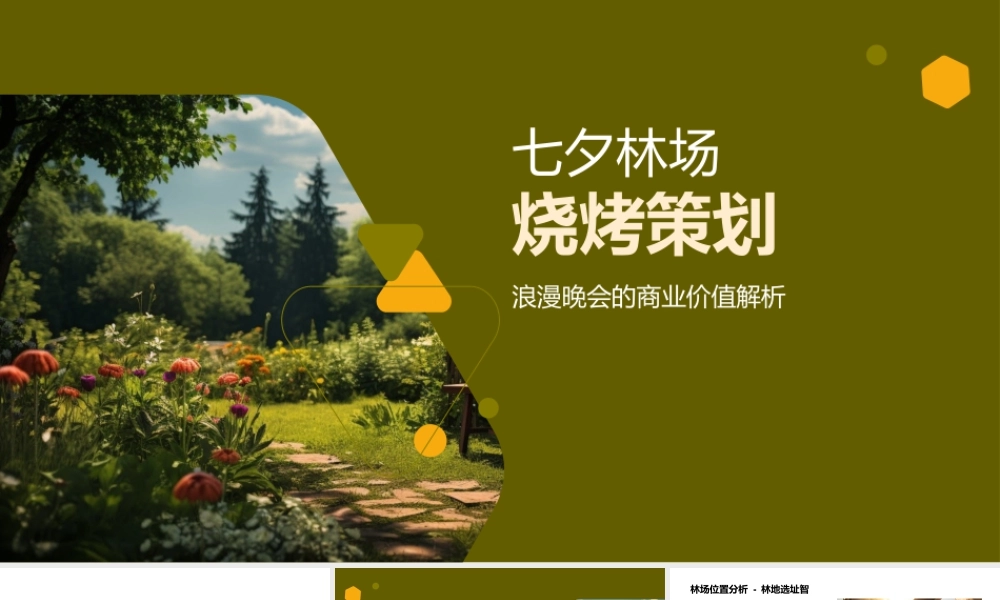 七夕林场烧烤商业活动策划解析.pptx