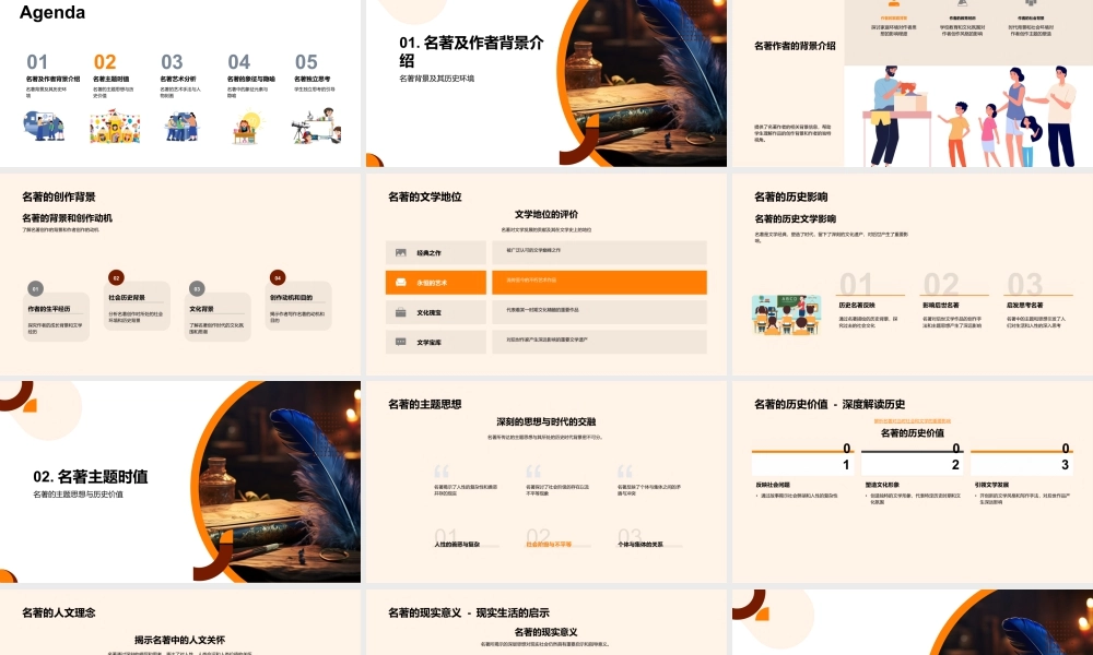 高中经典名著深度解析作者主题艺术历史价值.pptx