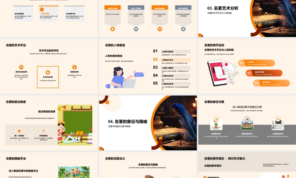高中经典名著深度解析作者主题艺术历史价值.pptx