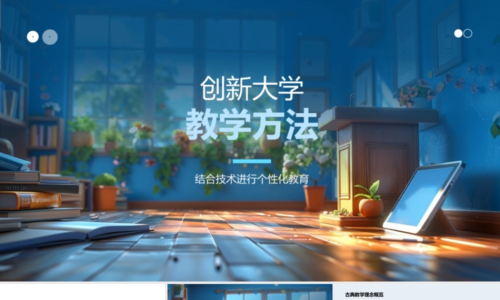 2025创新大学教学方法融合互动技术课堂反转项目.pptx