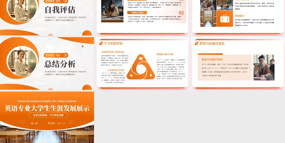 英语专业大学生生涯发展展示1.pptx
