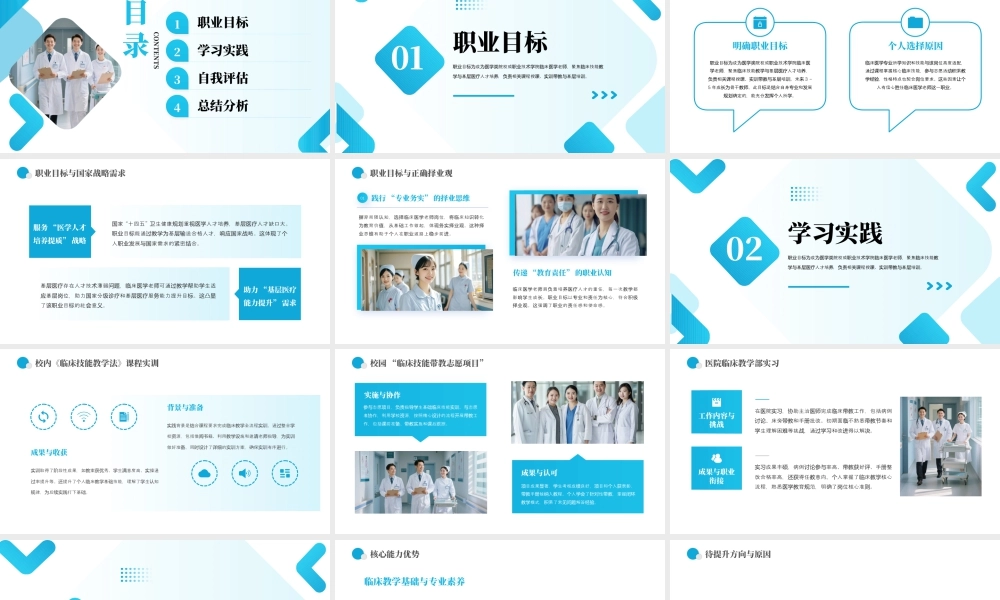 临床医学专业大学生生涯发展展示5.pptx