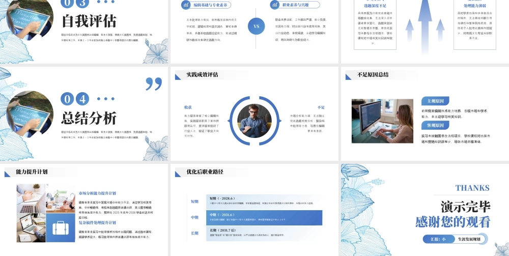 汉语言文学专业大学生生涯发展展示2.pptx