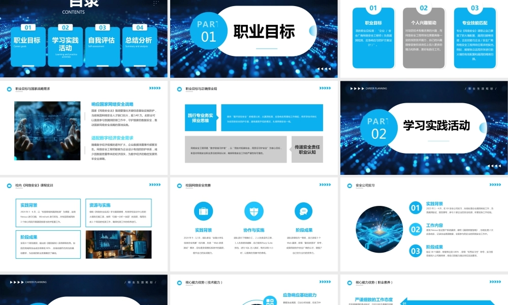 计算机科学与技术专业大学生生涯发展展示15.pptx