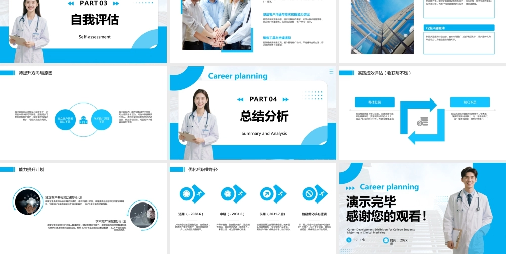 临床医学专业大学生生涯发展展示15.pptx