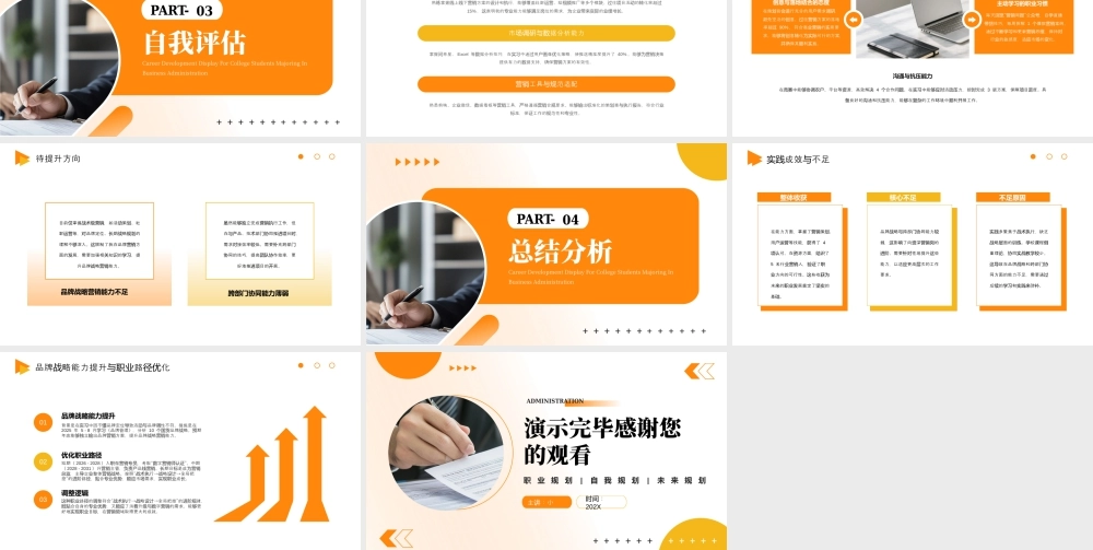 工商管理专业大学生生涯发展展示1.pptx
