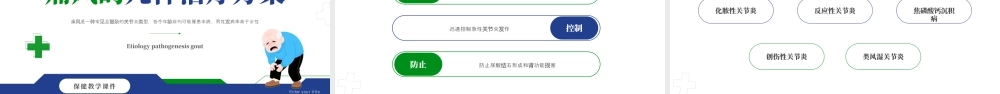 湿性痛风知识宣传教育 .pptx