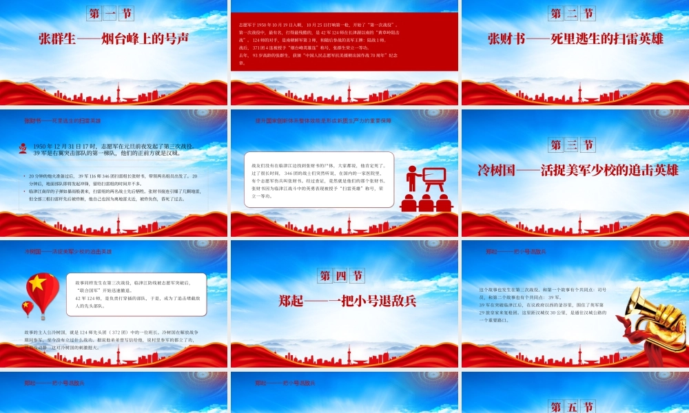 2025抗美援朝纪念日七个感人至深的抗美援朝小故事.pptx
